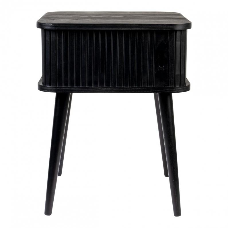 zuiver Barbier Bijzettafel Zwart