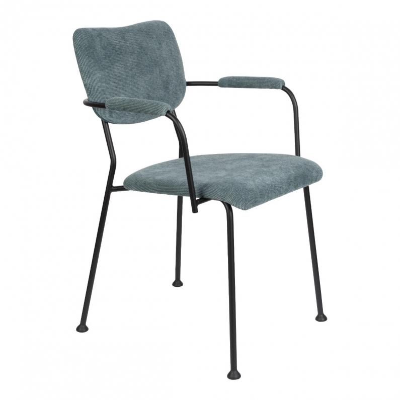 zuiver Benson Armstoel Grijs Blauw