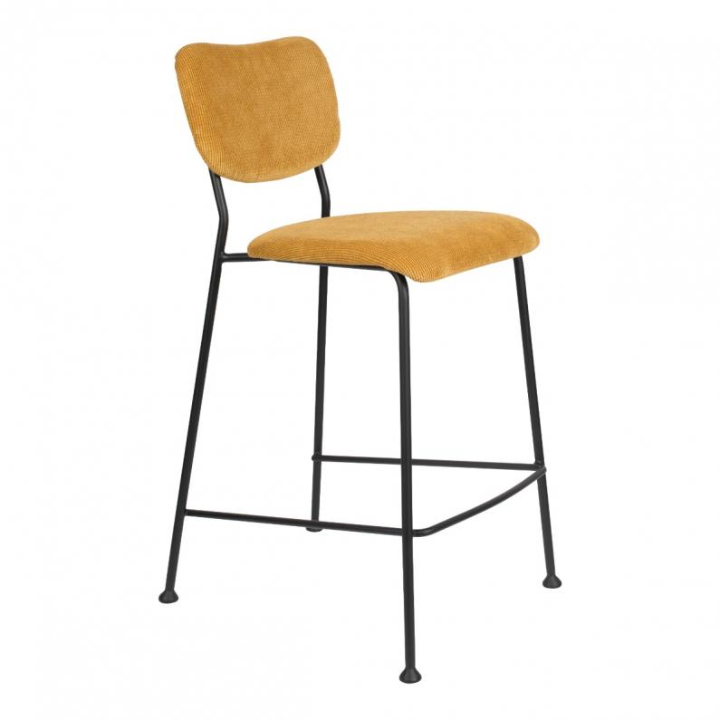 zuiver Benson Barkruk 64 5 cm Oker