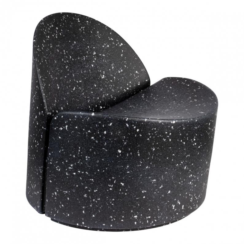zuiver Bloom Fauteuil Zwart-Galaxy
