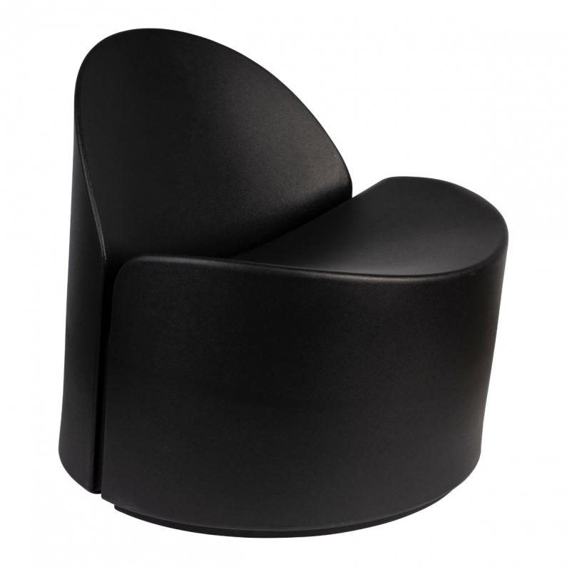 zuiver Bloom Fauteuil Zwart