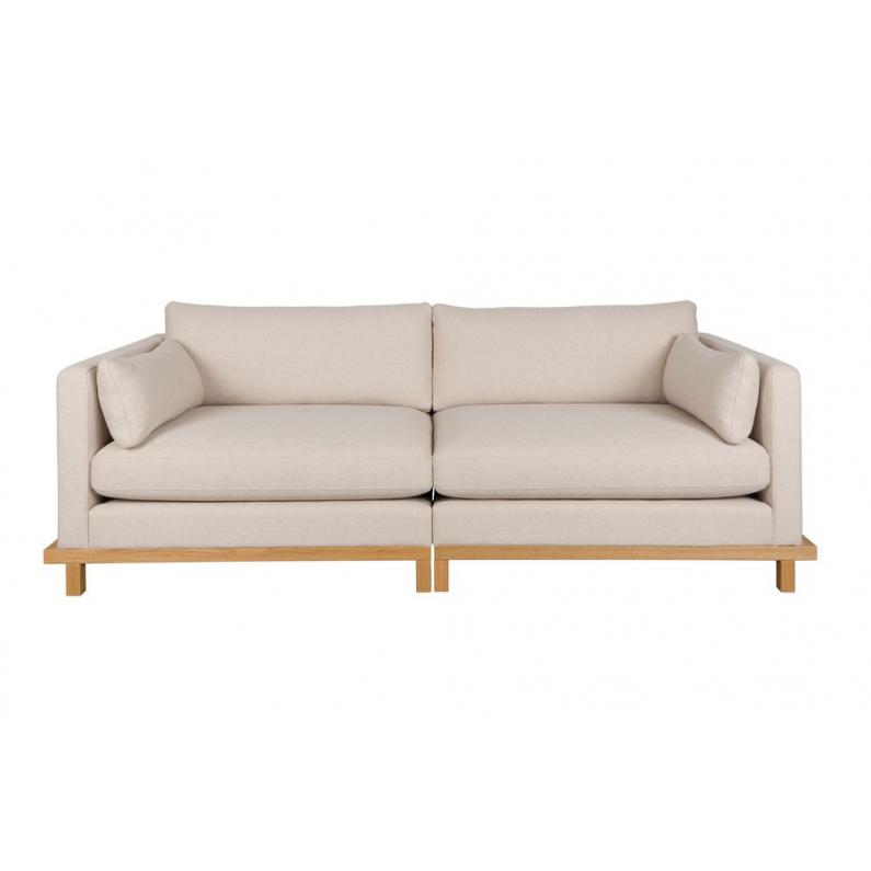 zuiver Blossom 3-zitsbank Eiken Zand