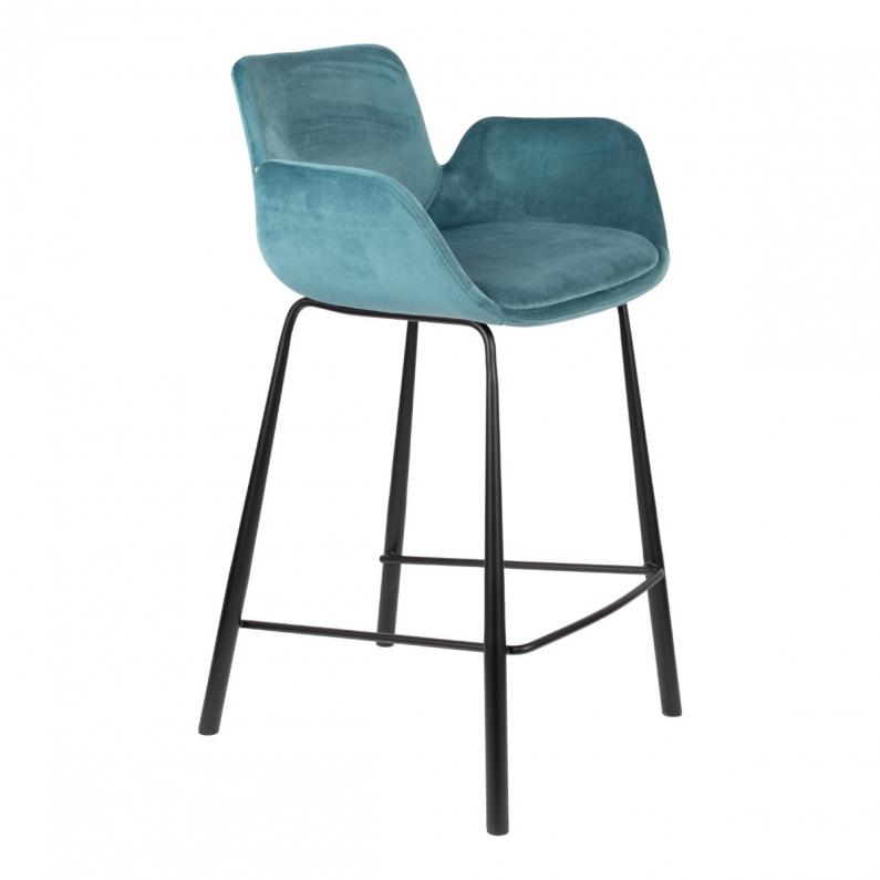 zuiver Brit Barkruk Blauw