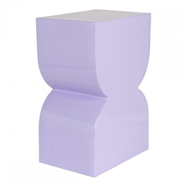 Zuiver Cones Kruk Shiny Lila