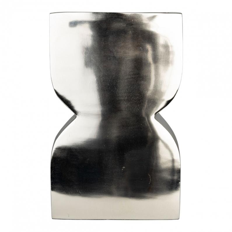 zuiver Cones Vaas L Shiny Zilver