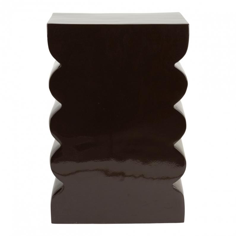 zuiver Curves Bijzettafel Shiny Bruin