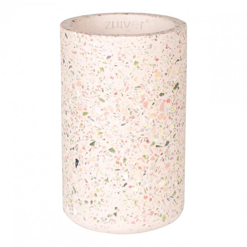 zuiver Fajen Vaas Terrazzo Roze