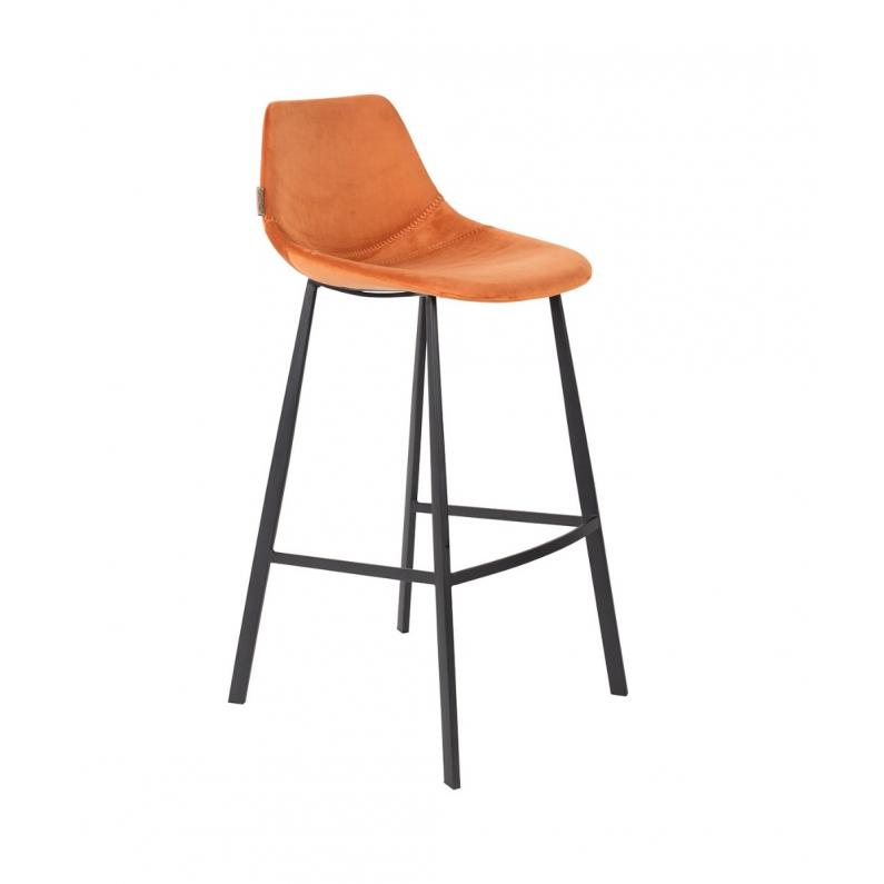 zuiver Franky Stool Orange 80 cm