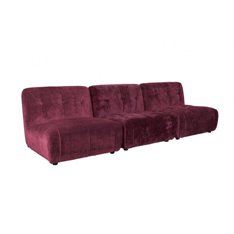 zuiver Giada Sofa 3-seater Plum