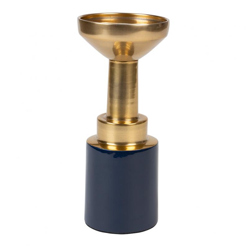 zuiver Glam Kandelaar Blauw M