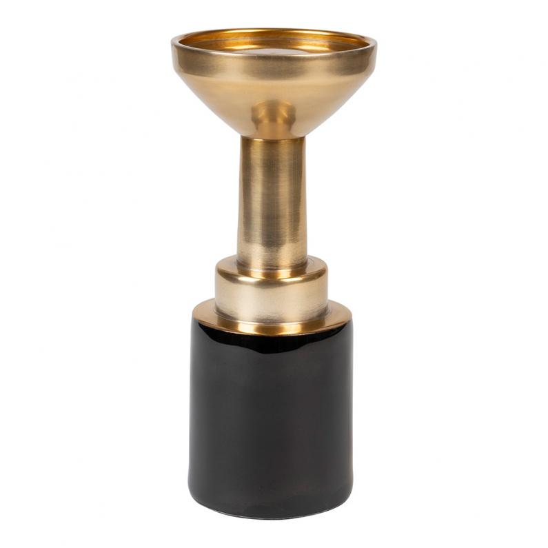 zuiver Glam Kandelaar Zwart M