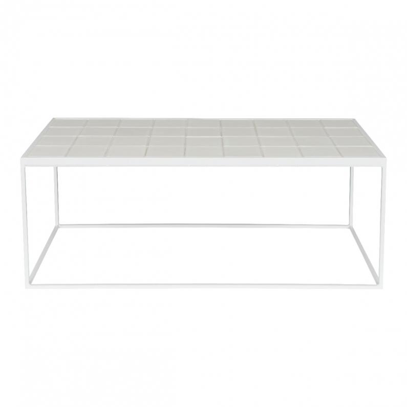 zuiver Glazed Salontafel Wit