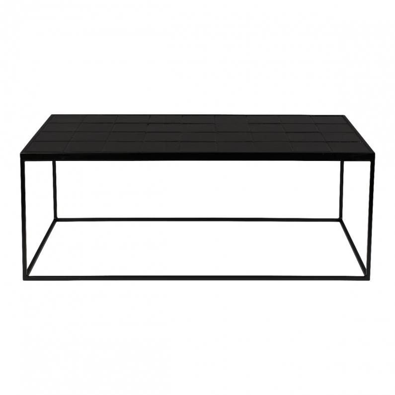 zuiver Glazed Salontafel Zwart
