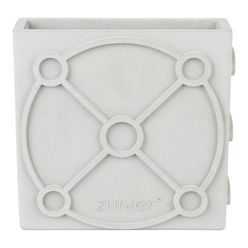 zuiver Graphic Vaas Plat Grijs