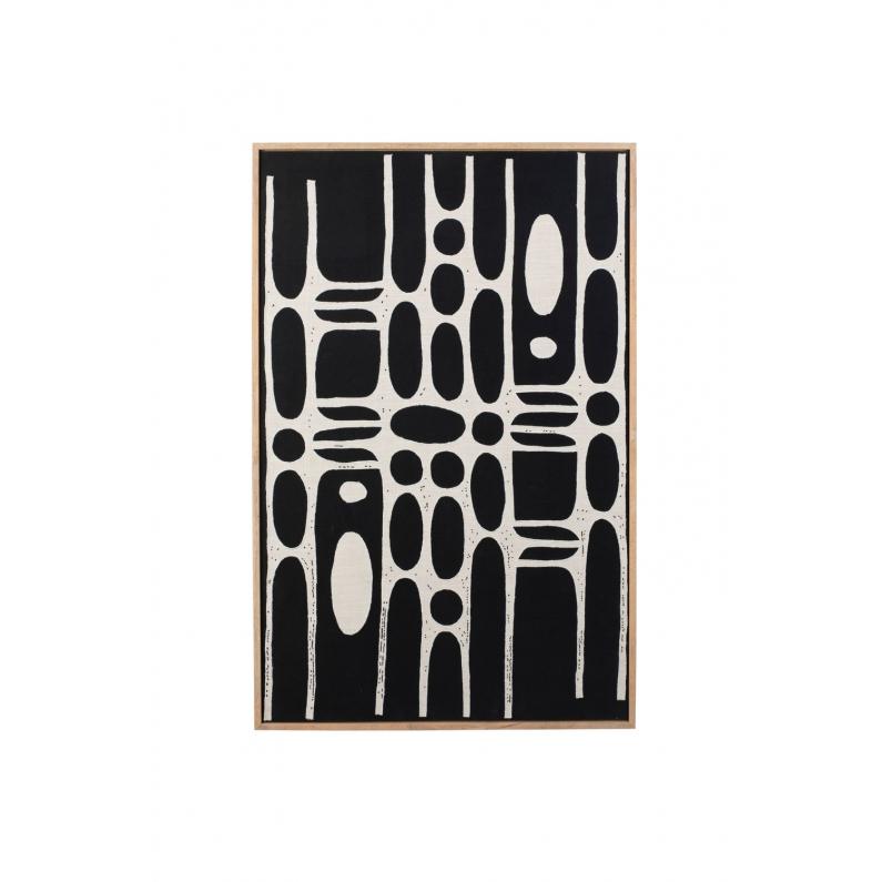 zuiver Halo Wanddecoratie Zwart/Beige