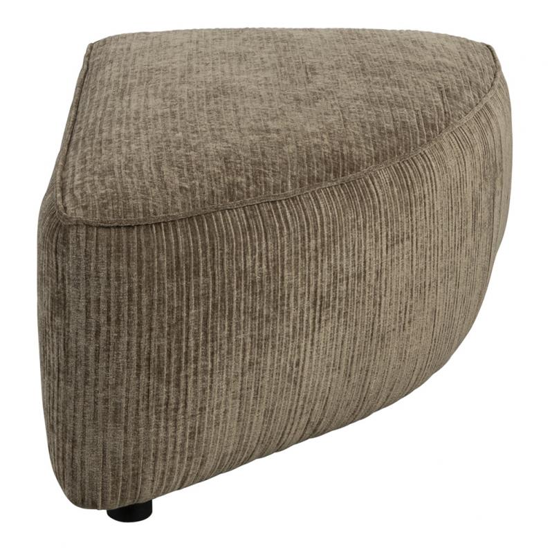 zuiver Hunter Bank Element Rond Hoek Rechts Moss