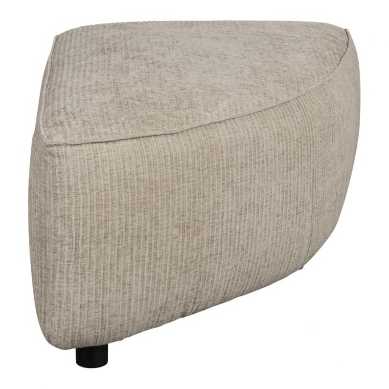 zuiver Hunter Bank Element Rond Hoek Rechts Sand