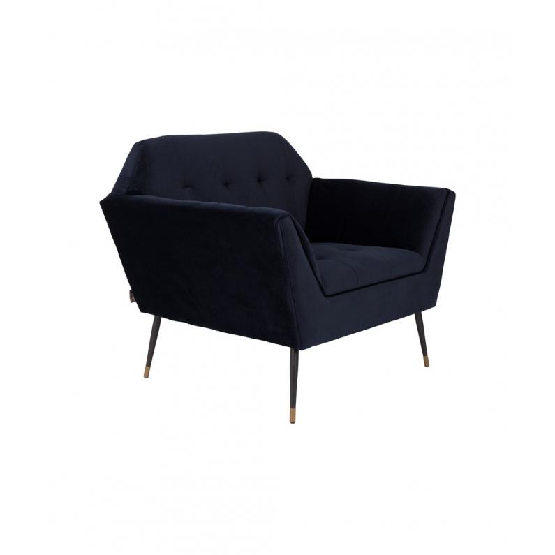 zuiver Kate Lounge Chair Deep Blue