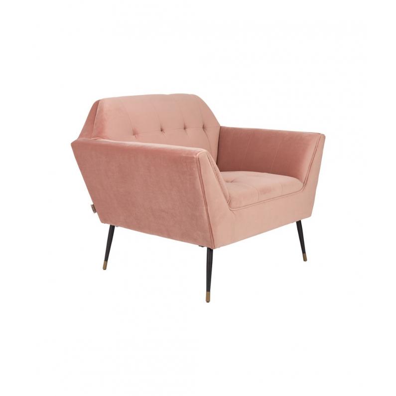 zuiver Kate Lounge Chair Pink Clay