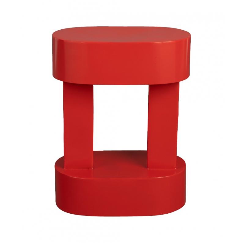 zuiver Magenta Side Table Red