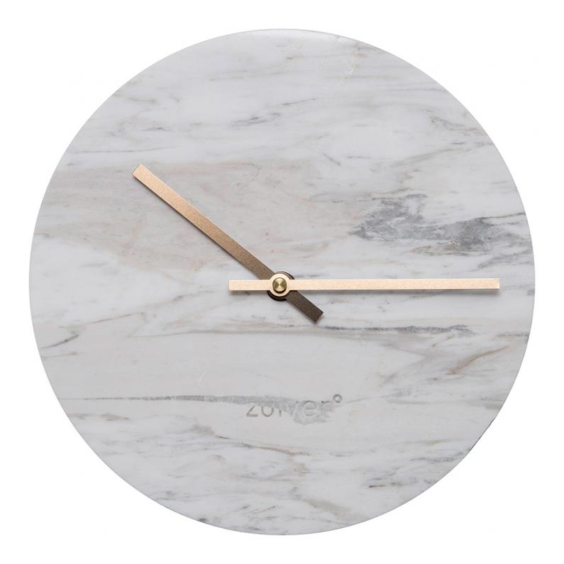zuiver Marble Time Klok Wit