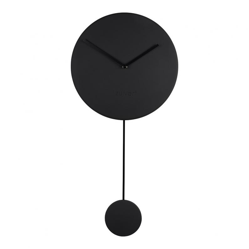 zuiver Minimal Klok Zwart