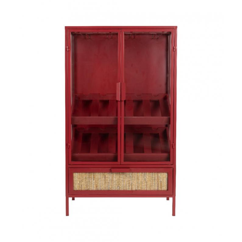 zuiver Mori Wine Cabinet Red
