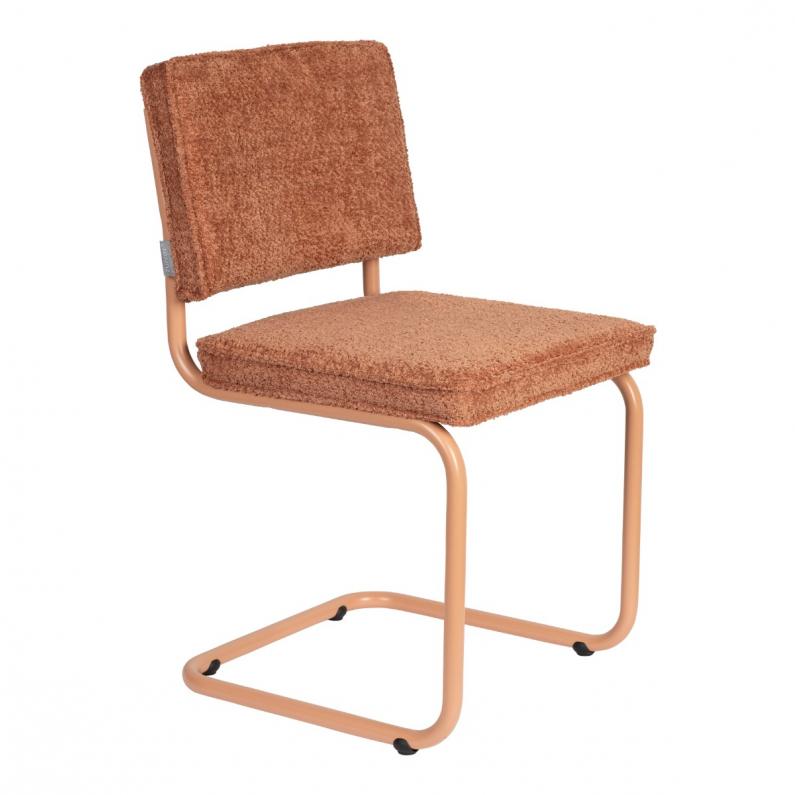 zuiver Ridge Soft Stoel Terracotta