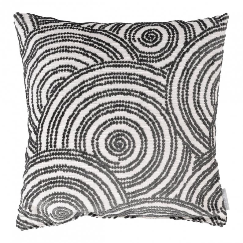 zuiver Rings Kussen Naturel Antraciet