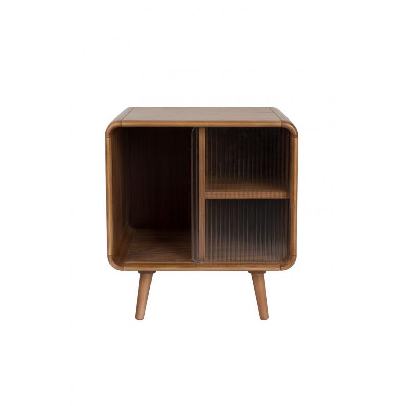 zuiver Rise Bijzettafel Walnoot