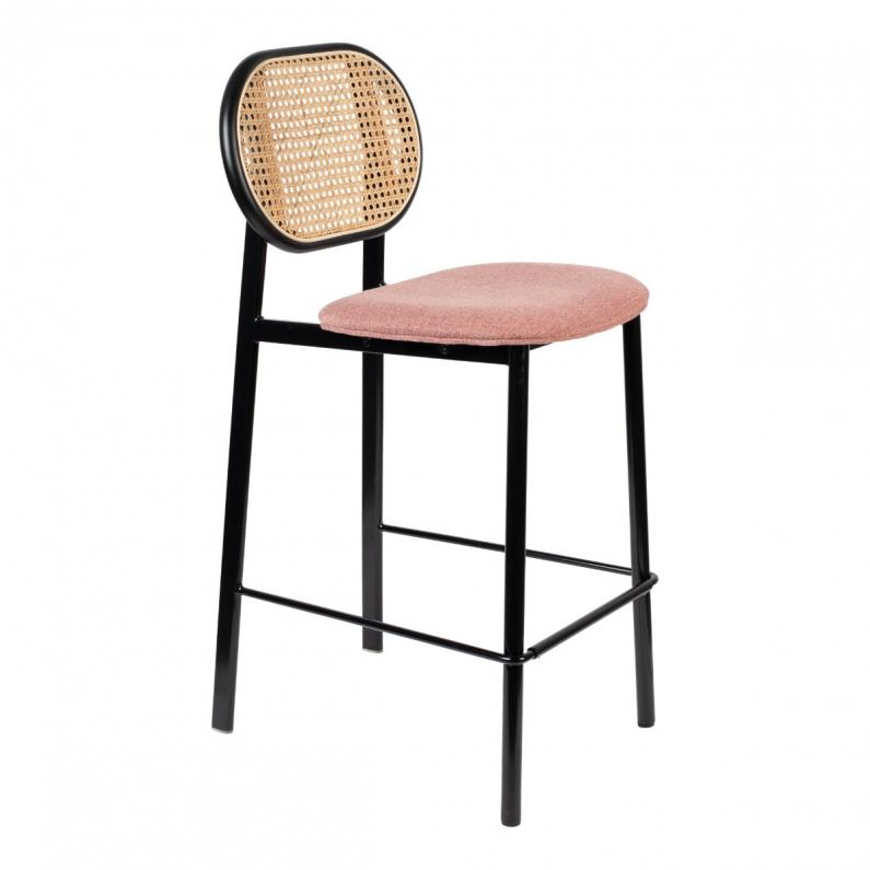 zuiver Spike Barkruk 64 5 cm Naturel/Roze