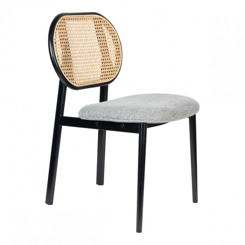 zuiver Spike Stoel Naturel/Grijs