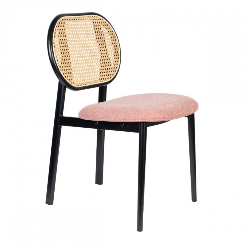 zuiver Spike Stoel Naturel/Roze