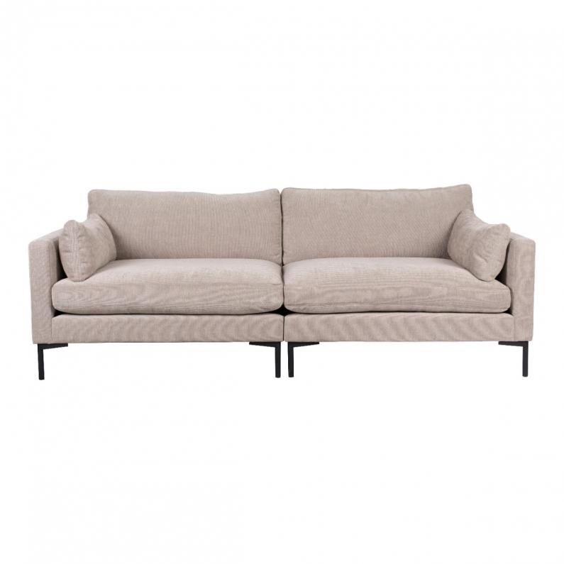 zuiver Summer 3-zitsbank Latte