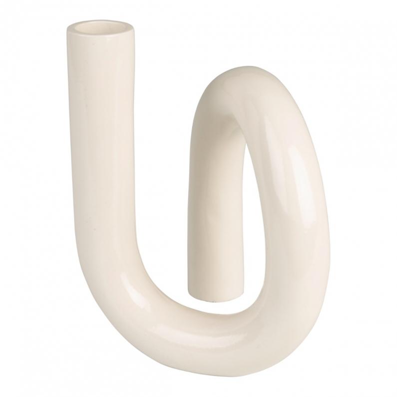 zuiver Tubo Kandelaar S Shiny Beige