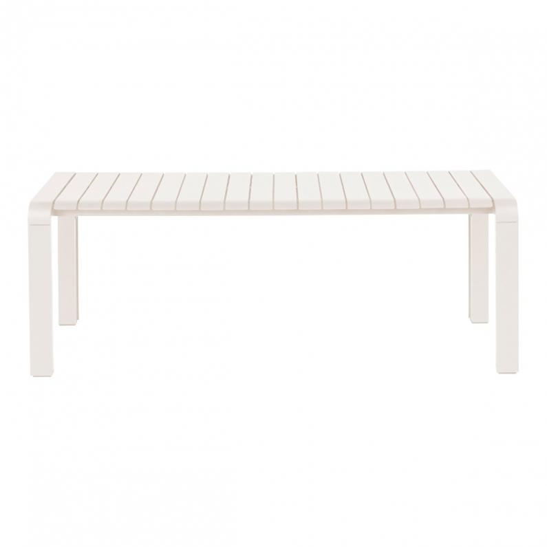 zuiver Vondel Tuinbank 129 5x45 Clay Wit