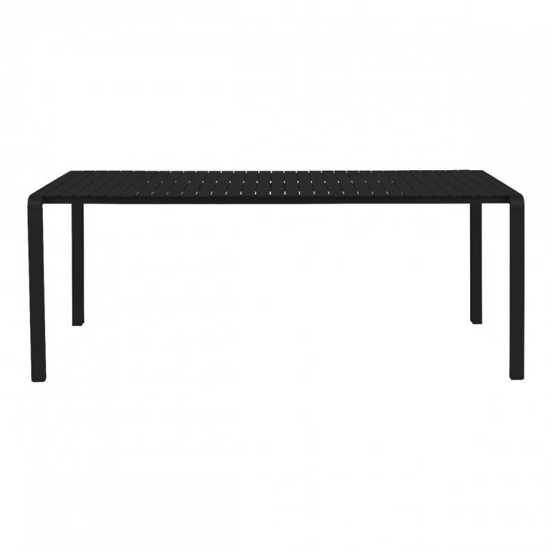 zuiver Vondel Tuintafel 214x97 Zwart