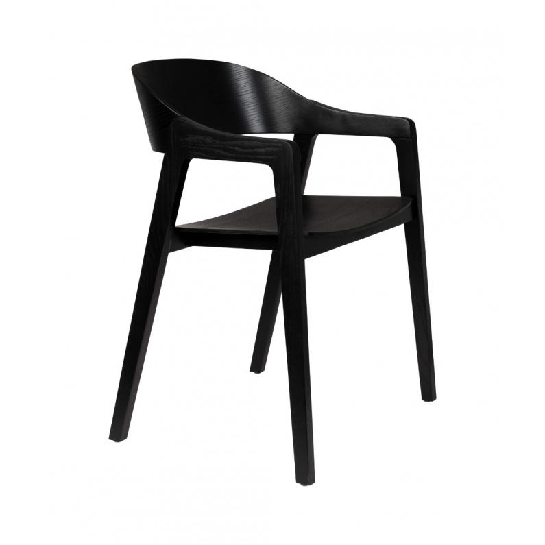 zuiver Westlake Armstoel Zwart