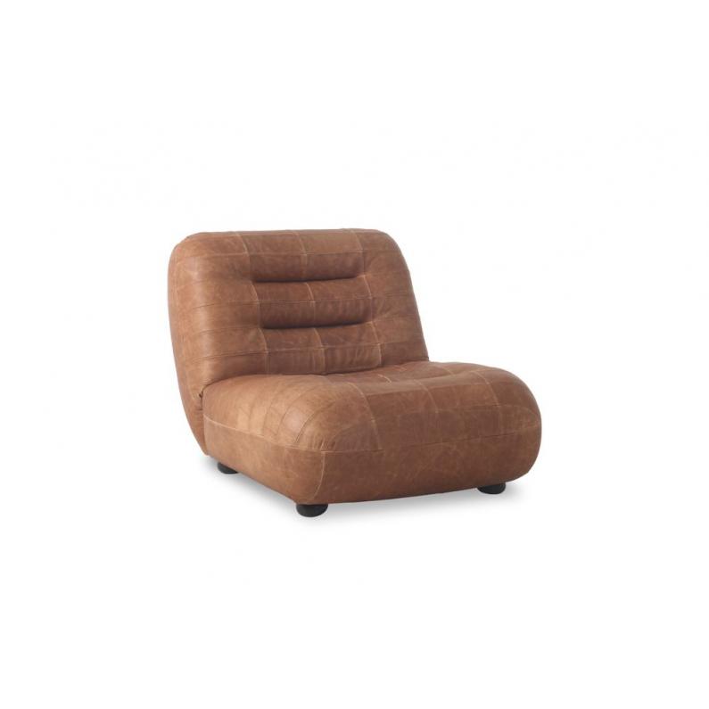 zuiver Wyatt Fauteuil Wax Leather Cognac