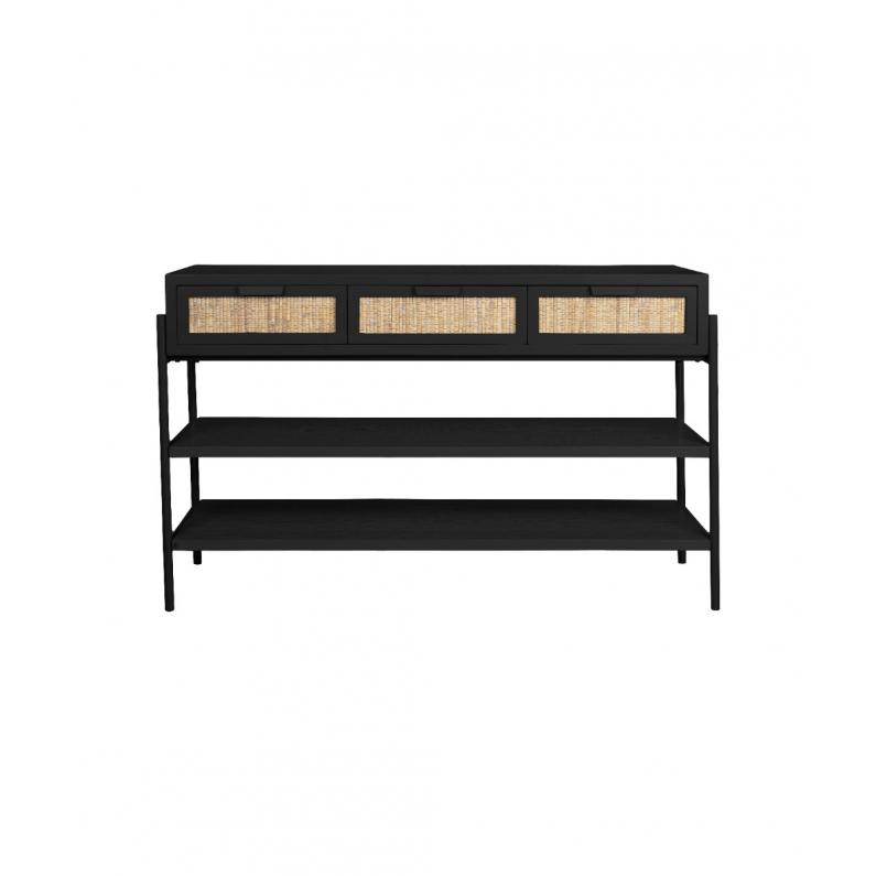 zuiver Yasu Console Table black
