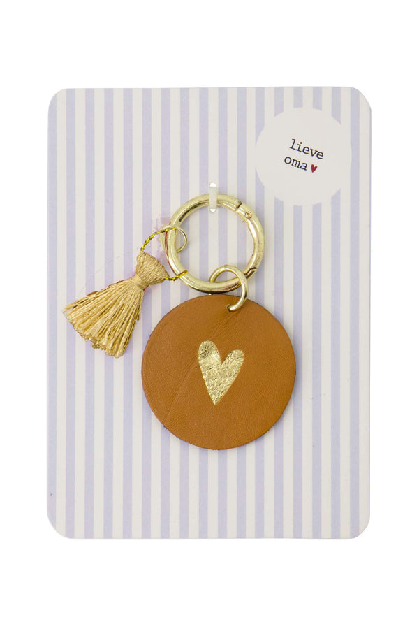 zusss ansichtkaart sleutelhanger lieve oma lichtblauw