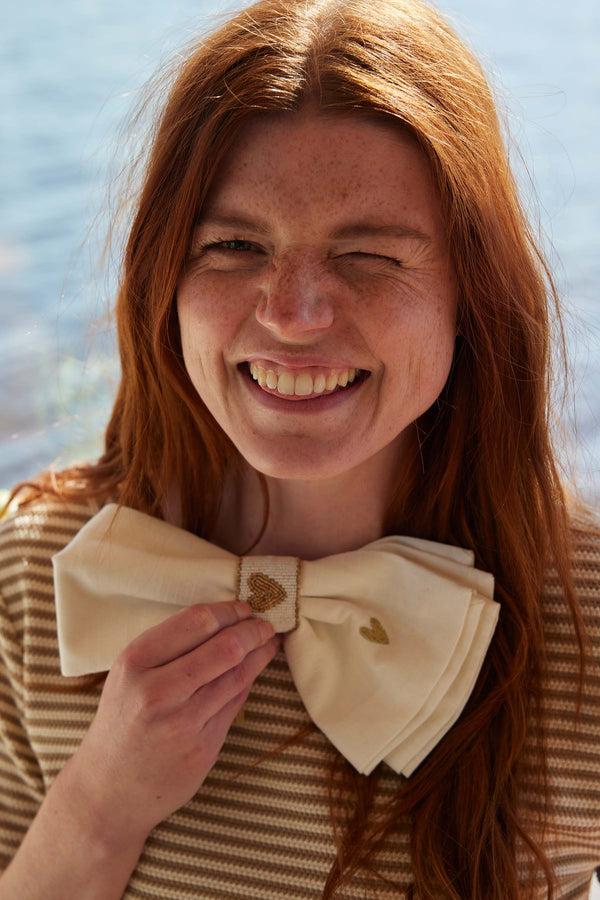 Zusss Set Van 2 Katoenen Servetten Hartjes Peper En Zout