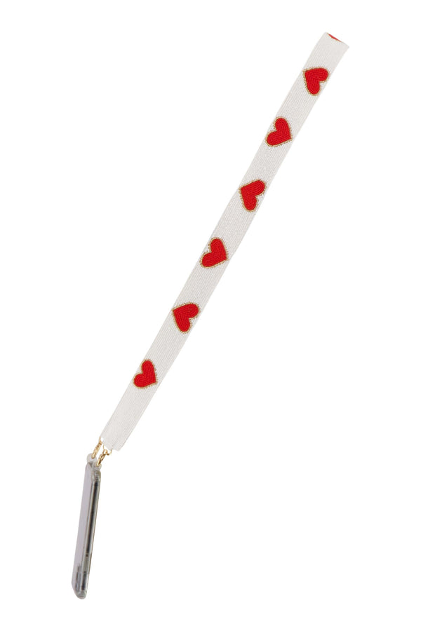 Zusss Telefoonkoord Van Kraaldessin Hart Multicolor