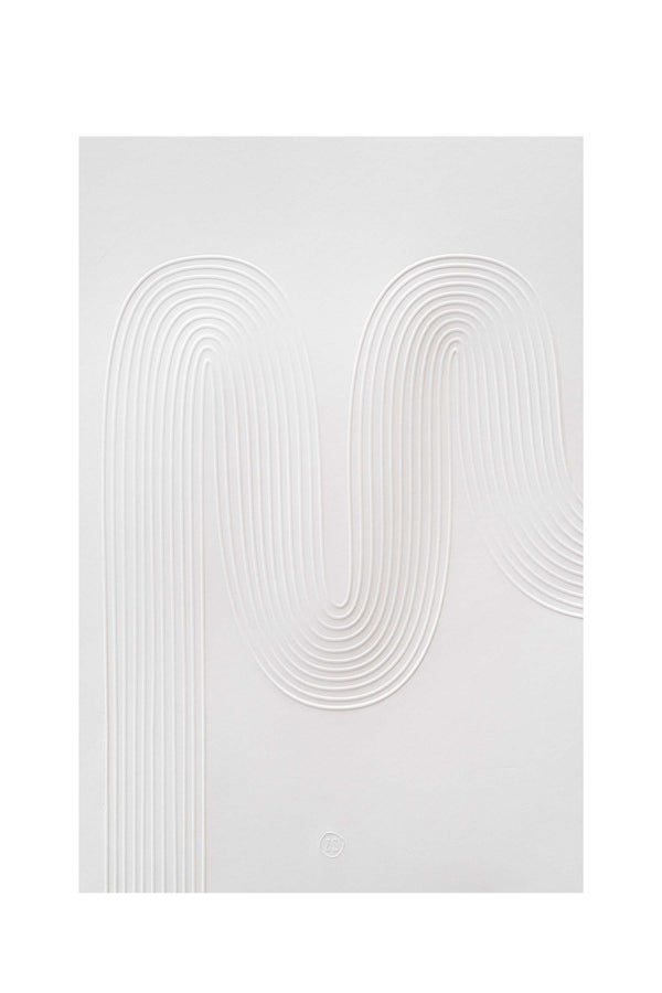 zusss a4 poster boog reliëf wit