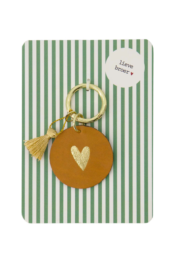 zusss ansichtkaart sleutelhanger lieve broer groen