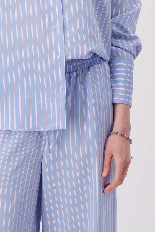 zusss armband met druppel kraaltjes lavenderblauw