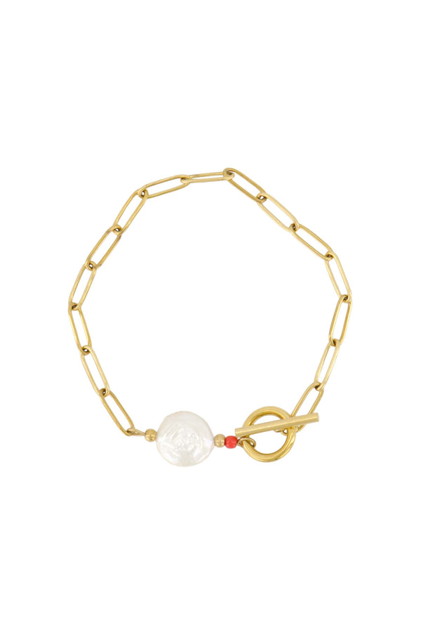 zusss armband schakel goud