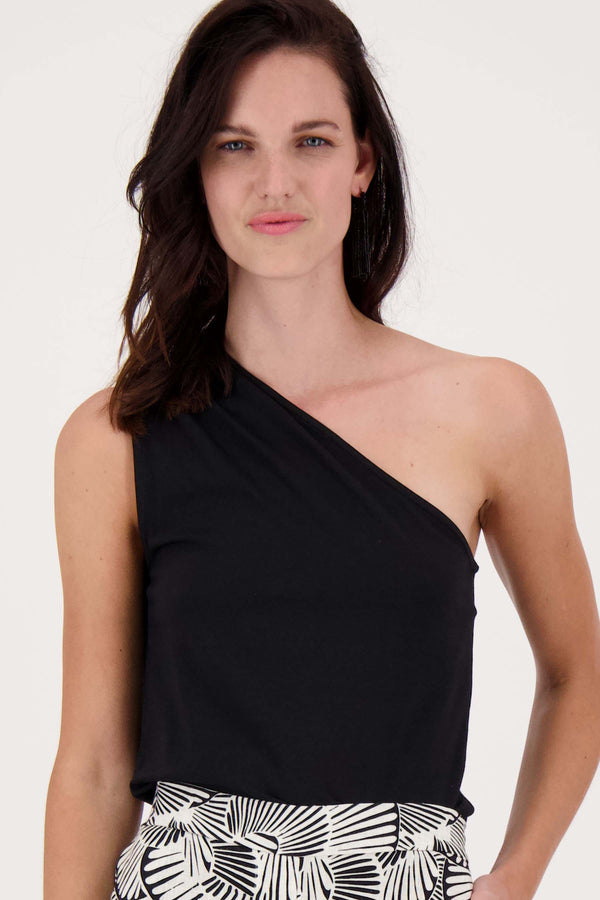 Zusss Asymmetrische Top Zwart