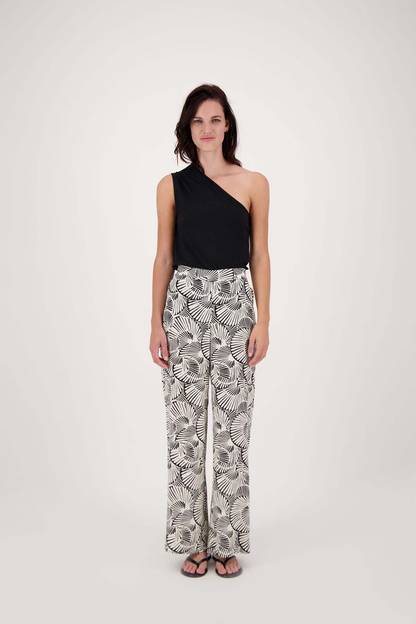 zusss asymmetrische top zwart