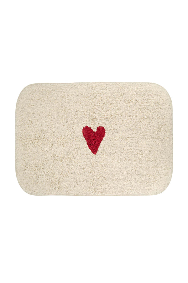 zusss badmat hartje roze rood